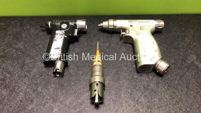 Job Lot Including 1 x Hall Mini-Driver Air K200 Handpiece, 1 x Hall Series 4 5067-03 Reciprocator Handpiece and 1 x Hall PowerPro Pro7020 Attachment