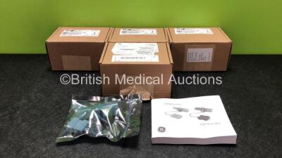 4 x GE Datex-Ohmeda Anaesthetic Machine Flow Sensors Ref.2089610-001-S (All Boxed) *Mfd 2020*