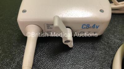 Job Lot Including 2 x Philips C8-4v Ultrasound Transducers / Probes and 1 x ATL CL15-7 Ultrasound Transducer / Probe *Damaged Head - See Photo* (All Untested) - 2