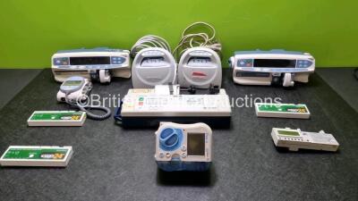 Job Lot Including 1 x Alaris Cardinal Health GH Syringe Pump, 1 x Alaris Plus Carefusion CC Syringe Pump, 2 x Kendall SCD Express Compression Systems, 3 x Smiths Graseby MS26 Syringe Drivers, 1 x Alaris IVAC P3000 Syringe Pump and 1 x Abbott Freego Pump