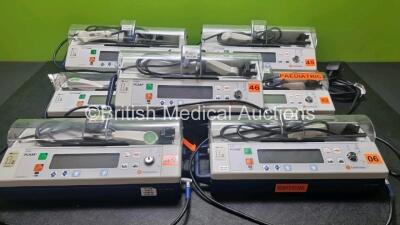 9 x IVAC PCAM Carefusion Syringe Pumps *SN 130555782 / 135068122 / 135053746 / 135051863 / 135053729 / 135051873 / 135049043 / 135053721*