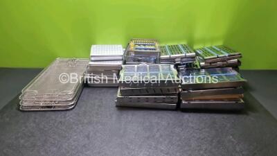 Large Quantity of Various Surgical Instrument Cases / Trays