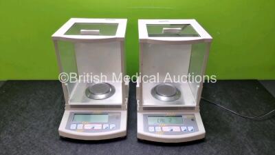 2 x Kern & Sohn Kern ABJ Analytical Balances (Both Power Up, 1 x Broken Glass - See Photo)