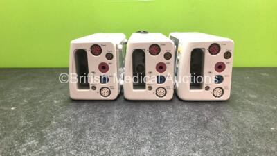 3 x Philips IntelliVue X2 Handheld Patient Monitors with Press, Temp, NBP, SPO2 and ECG Resp Options (All Untested Due to No Batteries) *DE03796949 / DE466H4462 / DE03797354* - 2