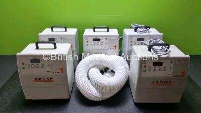 5 x Equator Level Convective Warming Units with 5 x Hoses *SN S10004509 / S10004339 / S10004326 / S10003071 / S100043308*