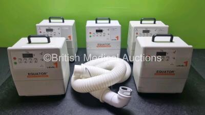 5 x Equator Level Convective Warming Units with 5 x Hoses *SN S10004341 / S102B04045 / S1003554 / S102B04040 / S10004334*