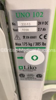 1 x Liko Uno 102 Patient Hoist with Controller and 1 x Arjo Maxi Move Patient Hoist - 3