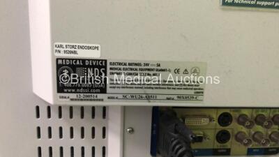 Karl Storz Endoskope Stack System Including 1 x Karl Storz Endoskope LED HD Monitor, 1 x Karl Storz Endoskope 200903 31 Monitor, 1 x Karl Storz Endoskope AIDA control NEO 200461 20 Control Unit , 1 x Karl Storz Endoskope 222010 20 Camera Control Unit, 1 - 11