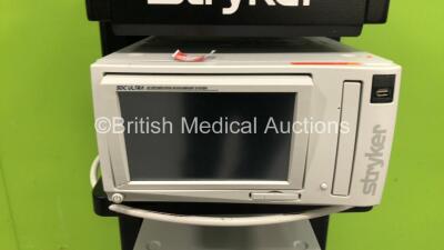 Stryker Stack System Including 1 x Stryker Vision Elect HDTV Surgical Viewing Monitor,1 x Stryker SDC Ultra HD Information Management System (HDD Removed) *Damaged casing-See Photo* 1 x Stryker 1488 HD High Definition Camera Unit, 1 x Stryker 1488-210-105 - 3