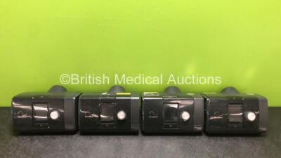 4 x ResMed AirSense 10 Autoset CPAP Units with 3 x Power Supplies (All Power Up, 2 x Missing Side Casing - See Photos) *SN 23161740632 / 23161779875 / 23181469561 / 23172696433*