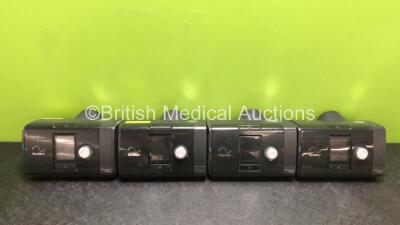 4 x ResMed AirSense 10 Autoset CPAP Units with 3 x Power Supplies (All Power Up, 3 x Missing Side Casing, 1 x Missing Side Door - See Photos) *SN 23201010943 / 23181086793 / 23161210719 / 23161210649*