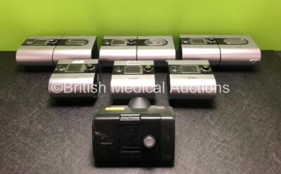 Job Lot Including 6 x ResMed S9 Autoset CPAP Units with 6 x Power Supplies, 3 x ResMed H5i Humidifier Units and 1 x ResMed Airsense 10 CPAP Unit (Powers Up with Stock Power Supply, Power Supply Not Included) *SN 22151736881 / 23121688881 / 22151346853 / 2