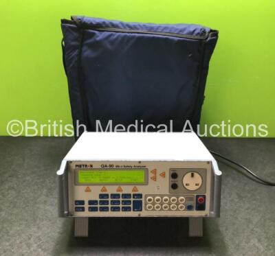 Metron QA-90 Mk II Safety Analyzer in Carry Case (Powers Up when Tested with Stock Power Supply-Power Cable Not Included) *SN 12323*