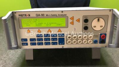 Metron QA-90 Mk II Safety Analyzer in Carry Case (Powers Up when Tested with Stock Power Supply-Power Cable Not Included) *SN 12323* - 2