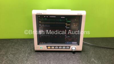 Mindray IPM-9800 Patient Monitor *Mfd - 2011* with SPO2, T1, T2, NIBP, ECG, IBP1, IBP2, CO2 with Water Trap and Printer Options (Powers Up)