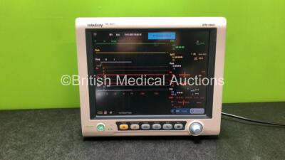 Mindray IPM-9800 Patient Monitor *Mfd - 2011* with SPO2, T1, T2, NIBP, ECG, IBP1, IBP2, CO2 with Water Trap and Printer Options (Powers Up) - 2