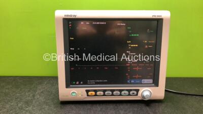 Mindray IPM-9800 Patient Monitor *Mfd - 2011* with SPO2, T1, T2, NIBP, ECG, IBP1, IBP2, CO2 with Water Trap and Printer Options (Powers Up) - 2