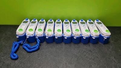 54 x Covidien Genius 3 Tympanic Thermometers with Bases (10 x In Photo 54 x in Lot)