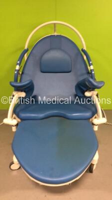 BorCad PPA-AB36 Birthing Bed with Controller, Stirrups and Attachments (No Power) *2459*