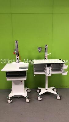 2 x Parity Medical Workstations on Wheels