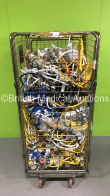 Large Quantity of Various Valves/Regulators and Hoses (Cage not Included)