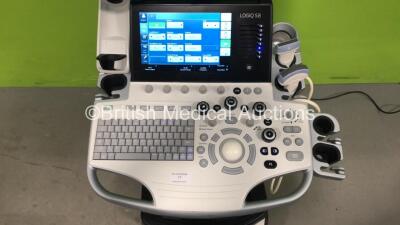 GE Logiq S8 XDclear 2.0 Flat Screen Ultrasound Scanner *Mfd - 07/2017* Software Version - R4, Software Revision 2.3 with 2 x Transducers / Probes (1 x GE C1-5-D *Mfd - 03/2019* and 1 x 9L-D *Mfd - 08/2017*) and Sony UP-D898MD Digital Graphic Printer (Powe - 7