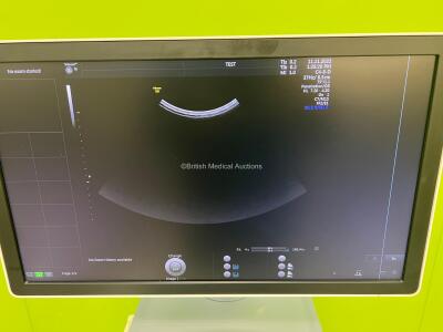 GE Voluson E8 BT17 Flat Screen Ultrasound Scanner *Mfd - 03/2017* Software Version - EC320 with 3 x Transducers / Probe (1 x C4-8-D *Mfd - 01/2017*, 1 x IC5-9-D *Mfd - 02/2021* and 1 x C1-5-D *Mfd - 02/2017*) and Sony UP-D998MD Digital Graphic Printer (Po - 10