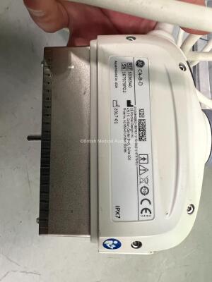 GE Voluson E8 BT17 Flat Screen Ultrasound Scanner *Mfd - 03/2017* Software Version - EC320 with 3 x Transducers / Probe (1 x C4-8-D *Mfd - 01/2017*, 1 x IC5-9-D *Mfd - 02/2021* and 1 x C1-5-D *Mfd - 02/2017*) and Sony UP-D998MD Digital Graphic Printer (Po - 14