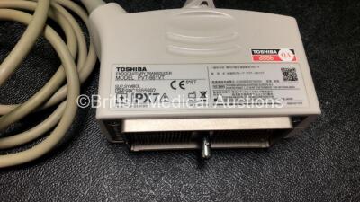 Toshiba PVT-661VT Endocatiary Transducer / Probe *Mfd - 05/2016* *99C1655992* - 3