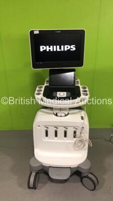 Philips Epiq 5G Flat Screen Ultrasound Scanner Ref 989605408541 with 1 x Philips D2cwc Transducer (Powers Up with Missing Buttons and Dials-See Photos) *HDD Removed* *SN USN13C0625*