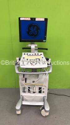 GE Vivid S6 Ultrasound Scanner REF H45021LJ *Mfd 02-2009* with 1 x 7S- RS REF 2377059 Transducer / Probe *Mfd 02/2009* 1 x GE 12S RS REF 47237175 Transducer / Probe *Mfd 11-2012* 1 x Sony UP-D897 (Powers Up with Missing Buttons and 1 Damaged Transducer S