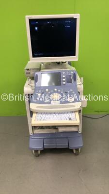 Aloka Prosound SSD Alpha 10 Ultrasound Scanner *Mfd 2007* with 1 x Sony UP-D897 Printer (Powers Up with Missing Key) *M01344*