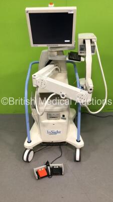 Hologic InSight Fluoroscan System Model InSight2 Mobile C Arm *Mfd 03-2007* with 1 x Footswitch (Draws Powers with Hard Drive Removed) *SN 0065* **IR745**