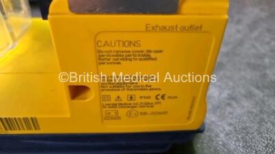 4 x Laerdal LSU Suction Units with 4 x Cups All with Missing Lids (All Power Up, 1 x Slight Damage to Casing - See Photo) *SN 78331076569 / 78020437668 / 78331076565 / 78390851992* - 6