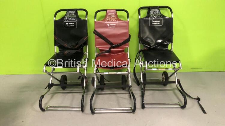 3 x Ferno Compact Chairs