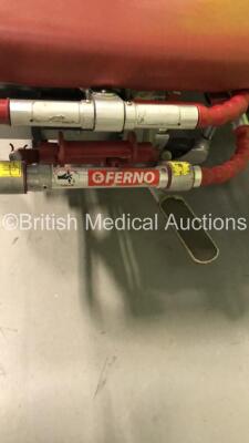 2 x Falcon Ferno Pegasus Ambulance Stretchers with Mattresses (Both Tested, 1 working 1 Hydraulics Not Working) - 4