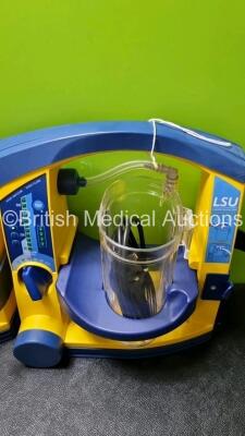 4 x Laerdal LSU Suction Units with 4 x Cups All with Missing Lids (All Power Up) *SN 78390788827 / 78100668688 / 78161071923 / 78161071929* - 2