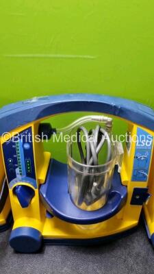 4 x Laerdal LSU Suction Units with 4 x Cups All with Missing Lids (All Power Up) *SN 78161071918 / 78200441931 / 78020437659 / 78440564022* - 3