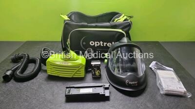 Optrel Clearmaxx Grinding System Including 1 x Clearmaxx PAPR Helmet 1 x E3000X Blower Unit, 1 x E300X Battery and 1 x TH3P Master Filter