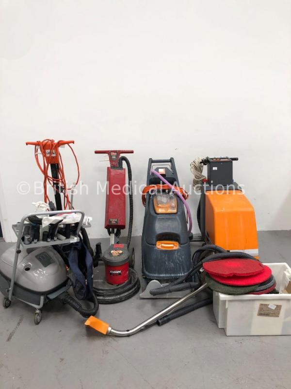 Mixed Lot Of Cleaning Equipment Including Taski Combimat 500e