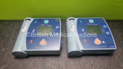 2 x Agilent HeartStart FR2 Defibrillators (Both No Power)