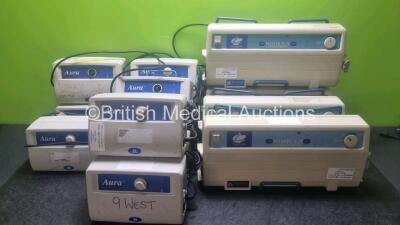 Job Lot Including 4 x Nimbus 2 Mattress Pumps with 9 x Huntleigh Aura Pumps *cage*