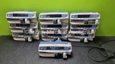 10 x CareFusion Alaris GH Guardrails Plus Syringe Pumps ( 9 x Power Up, 1 x Draws Power) *SN 800285671 / 135102517 / 135146331 / 135102532 / 270001138 / 13513988 / 270001161 / 135102187 / 80023356 / 13513954* *99H*