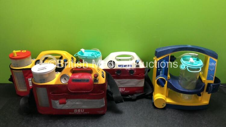 Job Lot Including 3 x OB 2012 Suction Units and 1 x Laerdal LSU Suction Unit (Powers Up)