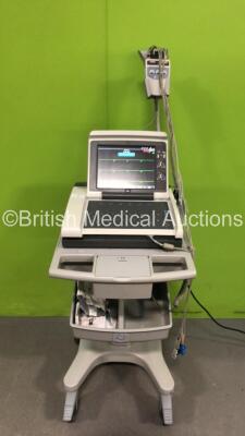 GE MAC 5500 HD ECG Machine with 10 Lead ECG Lead on Stand (Powers Up) *SKJ16119179PA*