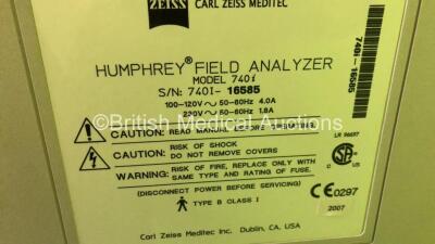 Zeiss 740i Field Analyzer on Motorized Table (Powers Up with HDD Removed) *SN 740I-16585* - 3