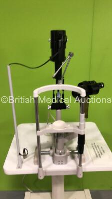 Nidek SL-250 Slit Lamp with 2 x 10x Eyepieces on Motorised Table *21025* - 5