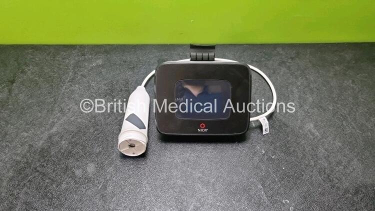 Aerocrine NIOX VERO Monitor with 1 x Transducer / Probe (Untested Due to No Power Supply, Missing Cap) *SN 060703065*