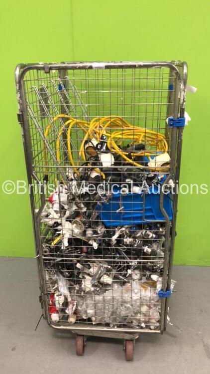 Cage of Valves, Regulators and Hoses (Cage Not Included)