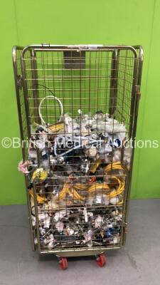 Cage of Valves, Regulators and Hoses (Cage Not Included)